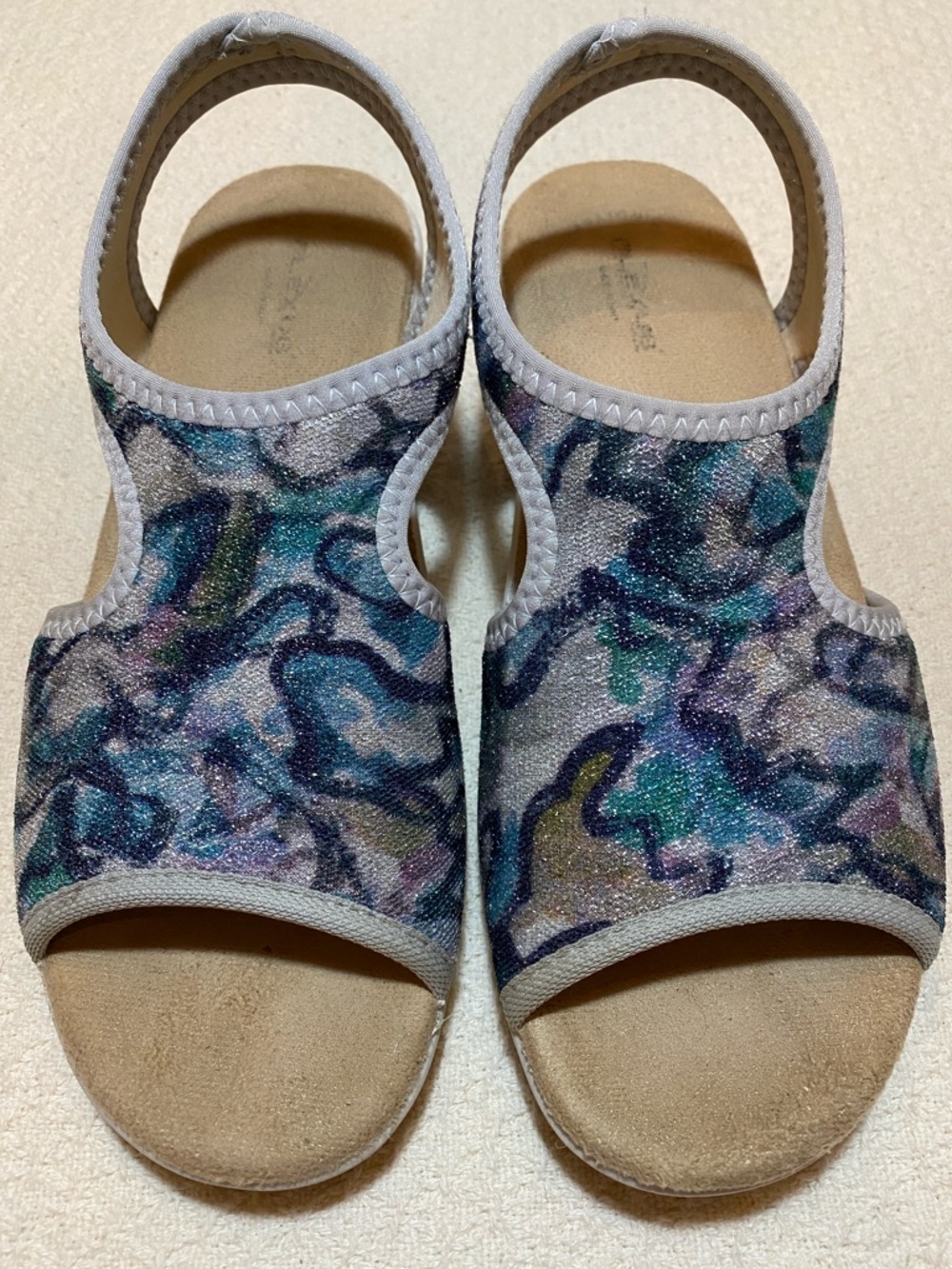 Flexus by Spring Step Women's Floral Comfort Sandals - Multicolor